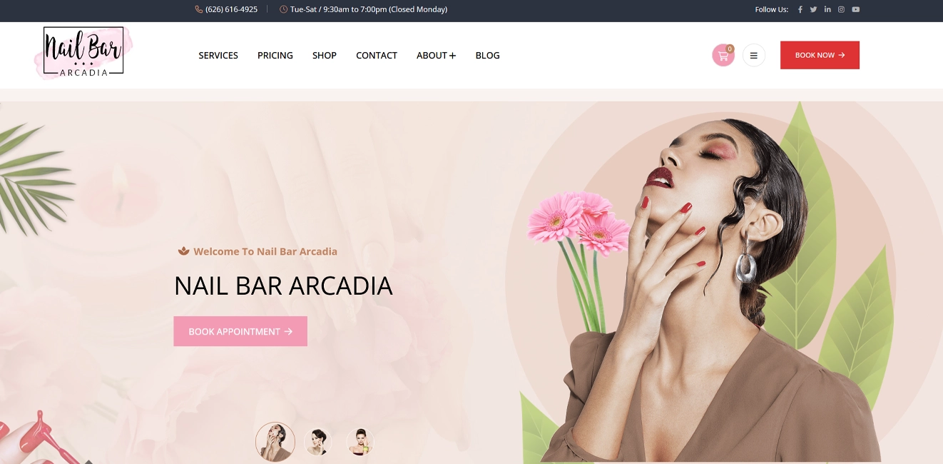 Featured Work - Nail Bar Arcadia