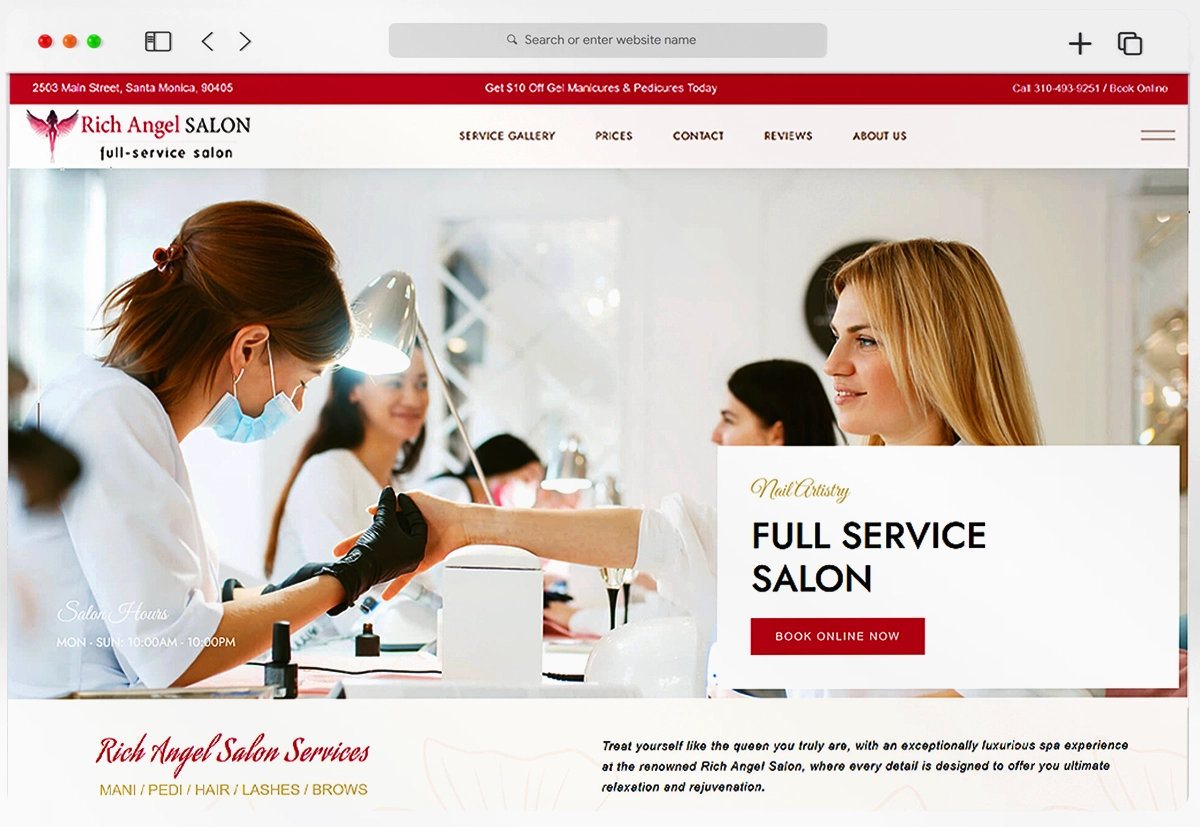 Featured Work - Rich Angel Salon