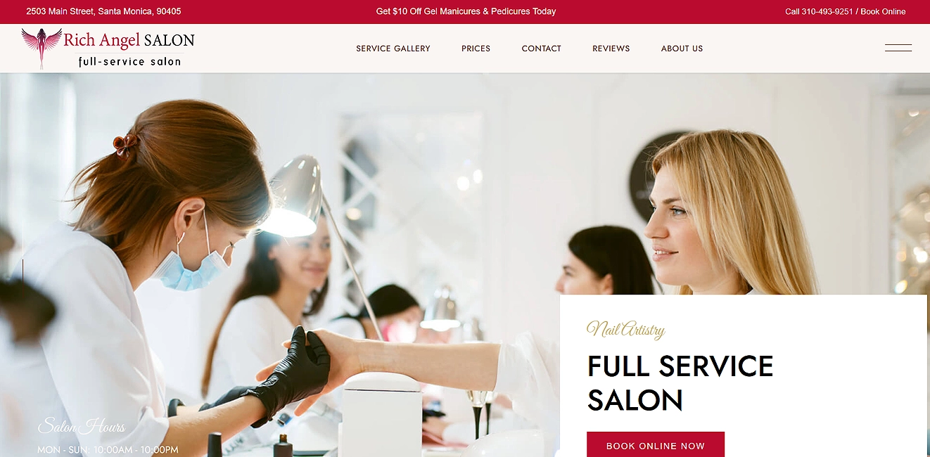 Featured Work - Rich Angel Salon